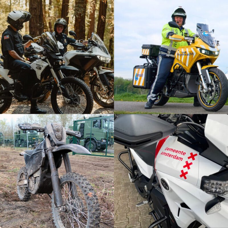 As motocicletas elétricas estão cada vez mais se tornando parte da polícia, exército e muitas frotas de serviço público | thepack.news | O pacote